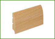 MDF skirting board veneered with oak veneer 80 * 16 PLUS - moisture resistant